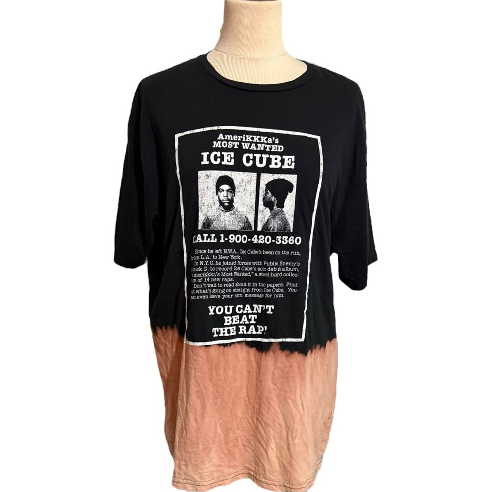 Ice Cube Americas Most Wanted Graphic Shirt Large